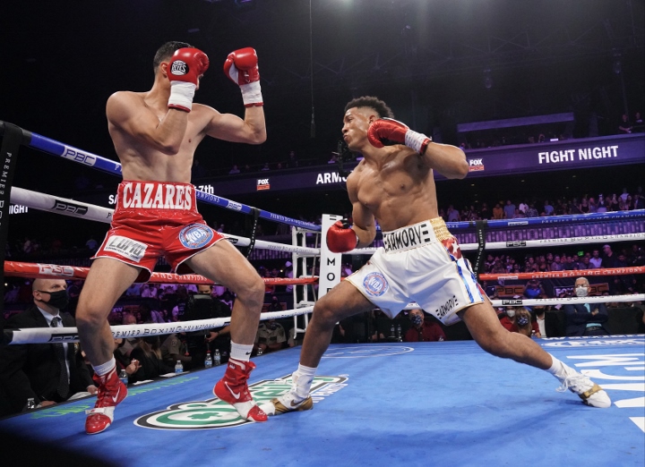 Photos David Morrell Blasts Out Mario Cazares in One Round Boxing News